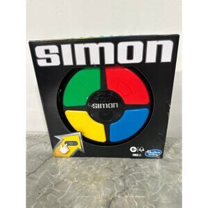 Hasbro Gaming Simon Handheld Electronic Memory Game With Lights and Sounds